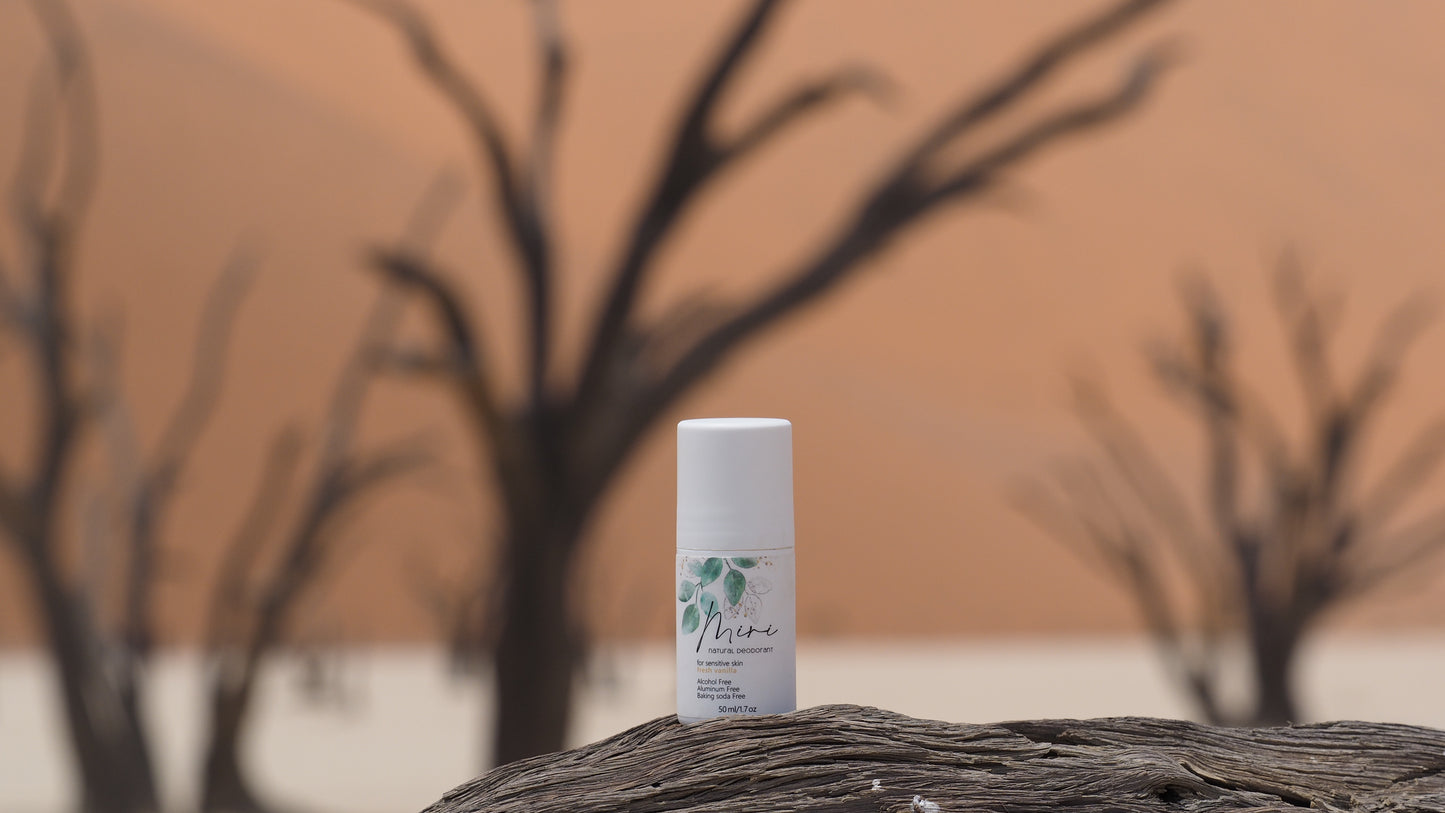Miri natural deodorant in Namibia